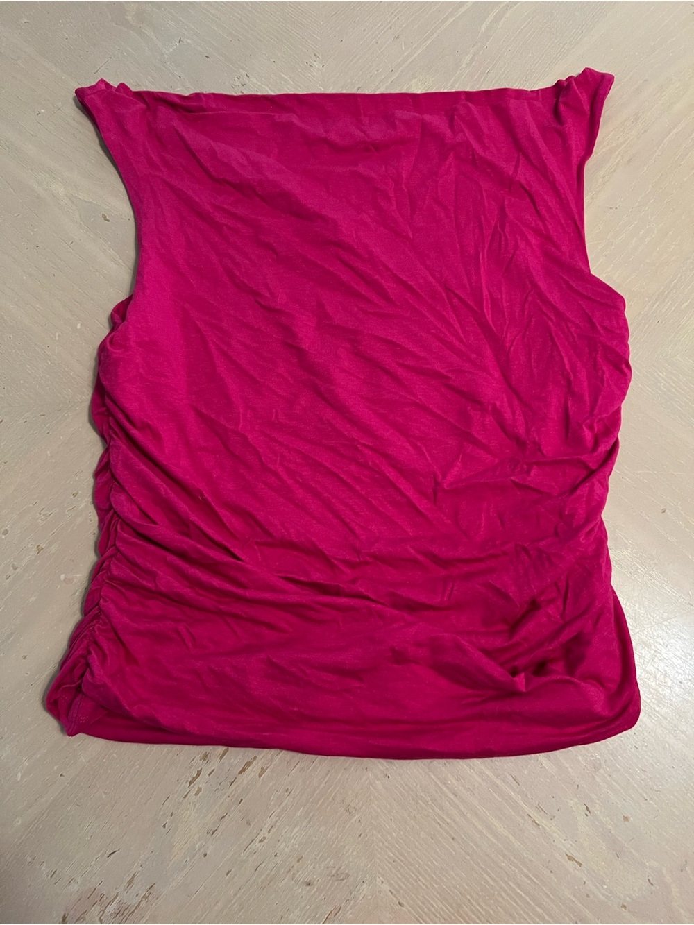 Banana Republic Fuchsia Ruched Camisole